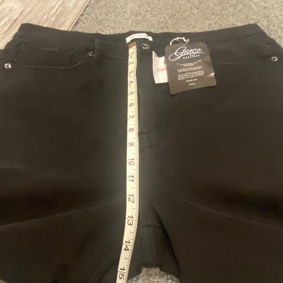 New! Good American Good Waist Moto jeans high waisted black. - Picture 10 of 16